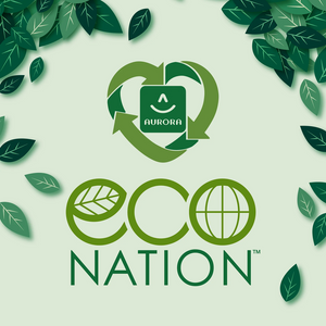 Eco Nation recycled plush by Aurora logo collection