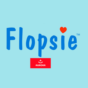 Aurora Flopsie plush animals logo collection