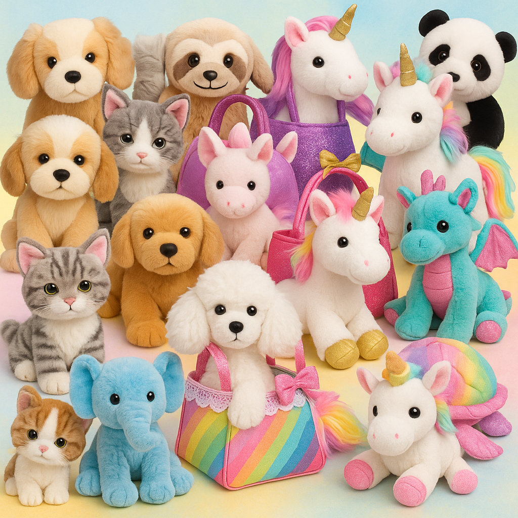 All of our Stuffed Animals and Friends