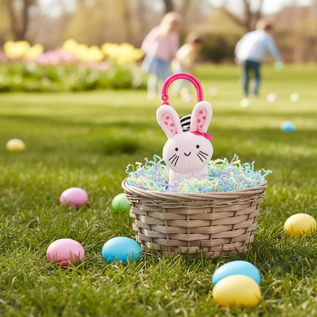 Amazing Baby Bunny Zippee Clip-On Plush Toy Kids Preffered Town Creek Trading Post - Free Shipping $50.00