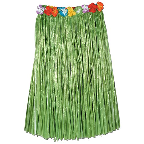 GREEN Adult Artificial Grass Hula Skirt Beistle Town Creek Trading Post - Free Shipping $50.00