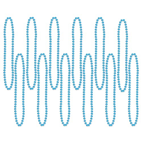 TURQUOISE Party Beads - Small Round Beistle Town Creek Trading Post - Free Shipping $50.00