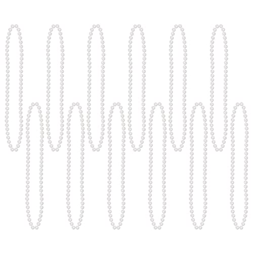 WHITE Party Beads - Small Round Beistle Town Creek Trading Post - Free Shipping $50.00