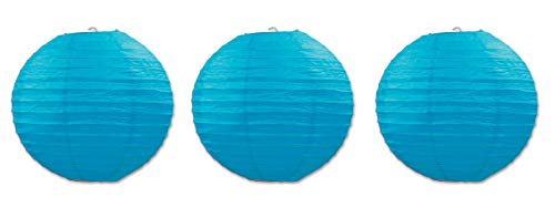 Turquoise Paper Lanterns Beistle Town Creek Trading Post - Free Shipping $50.00