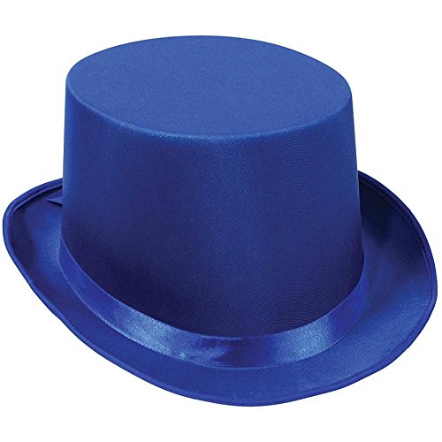 Satin Sleek Top Hat (blue) Party Accessory (1 count) Beistle Town Creek Trading Post - Free Shipping $50.00
