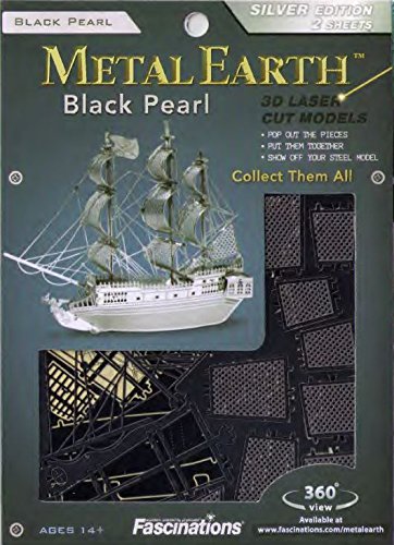 Black Pearl Pirate Ship by Fascinations Metal Earth Fascinations Town Creek Trading Post - Free Shipping $50.00
