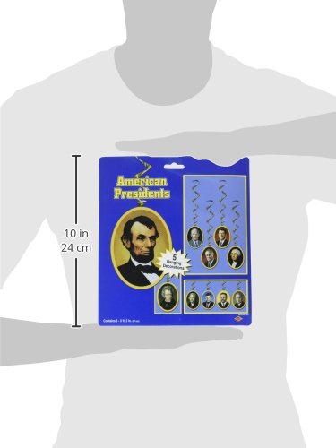 American President Whirls (5/Pkg) Beistle Town Creek Trading Post - Free Shipping $50.00