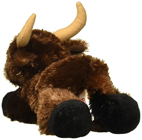 8" Brown Toro Plush Mini Flopsie Aurora Town Creek Trading Post - Free Shipping $50.00