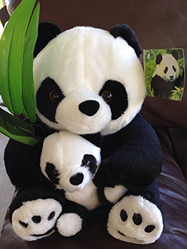 15" PANDA WITH CUB Aurora Town Creek Trading Post - Free Shipping $50.00