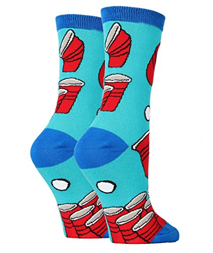 Beer Pong Crew Socks - MENS - (Size 6-12) By OOOH YEAH OOOH YEA Town Creek Trading Post - Free Shipping $50.00