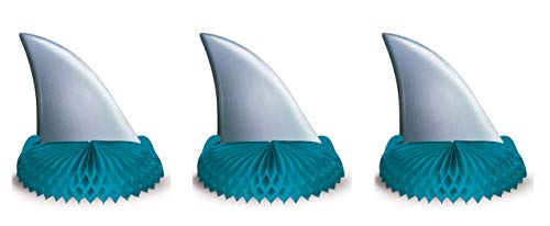 Beistle 3 Piece Shark Theme Party Supplies Birthday Decorations Table Centerpieces Beistle Town Creek Trading Post - Free Shipping $50.00