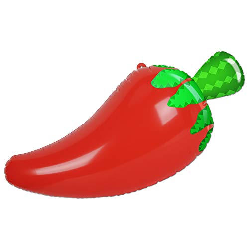 Beistle 30" Large Inflatable Chili Pepper Decoration-Blow Up Accessories For Mexican Theme Cinco De Mayo Fiesta Birthday Party Supplies, Red/Green Beistle Town Creek Trading Post - Free Shipping $50.00