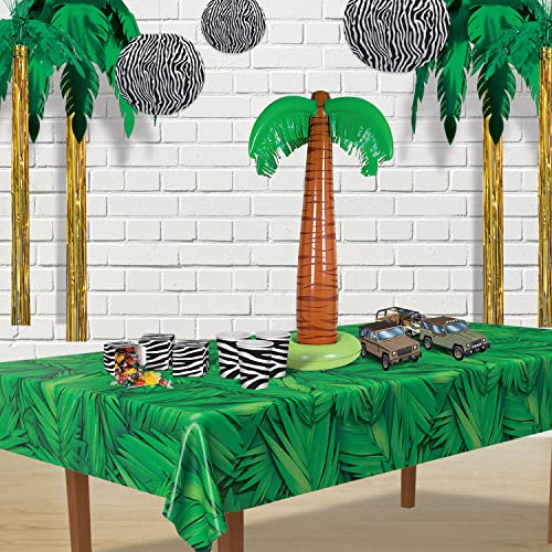 Beistle 4 FT 10 IN Inflatable Palm Tree Decoration For Summer Tropical Hawaiian Theme Luau Beach Party D�cor, 4', Green/Brown Beistle Town Creek Trading Post - Free Shipping $50.00