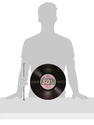 Beistle 54072 Record Vinyl Disc Cutouts-4 pcs, Multicolored Beistle Town Creek Trading Post - Free Shipping $50.00