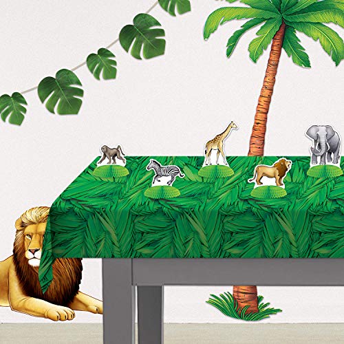 Beistle Durable Cardstock Jointed Palm Tree Cut Out Luau Party Wall Decoration, 6', Brown/Green Beistle Town Creek Trading Post - Free Shipping $50.00