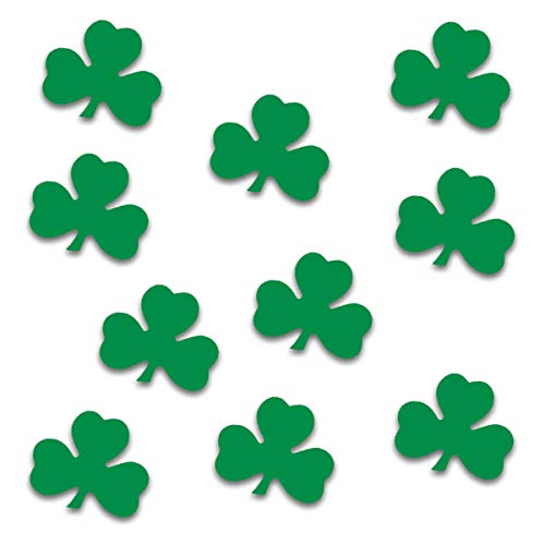 Beistle Green Shamrock Cutouts 10 Piece St Patrick's Day Decorations, Wall Silhouettes Beistle Town Creek Trading Post - Free Shipping $50.00