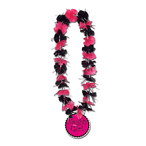 Beistle Party Lei with Naughty Girl Medallion, 33-Inch Beistle Town Creek Trading Post - Free Shipping $50.00