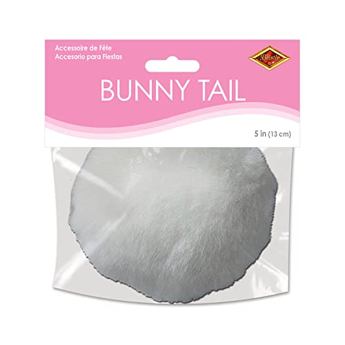 Beistle Plush Easter Bunny Rabbit Tail Costume Accessory for Halloween Party, 5", White Beistle Town Creek Trading Post - Free Shipping $50.00