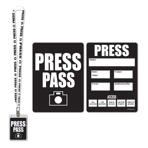 Beistle Press Party Pass, 25-Inch Beistle Town Creek Trading Post - Free Shipping $50.00