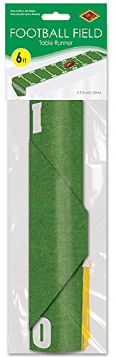 Beistle Printed Game Day Table Runner, 11"x6', Green, White Beistle Town Creek Trading Post - Free Shipping $50.00