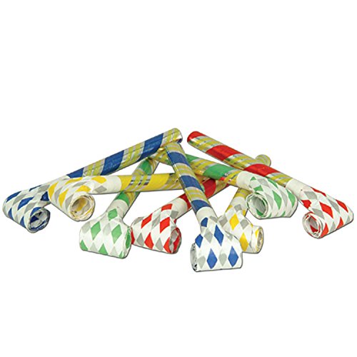 Beistle Super-Tube Noiseless Blowouts, 16-Inch, Assorted Color Beistle Town Creek Trading Post - Free Shipping $50.00