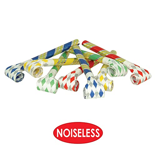 Beistle Super-Tube Noiseless Blowouts, 16-Inch, Assorted Color Beistle Town Creek Trading Post - Free Shipping $50.00
