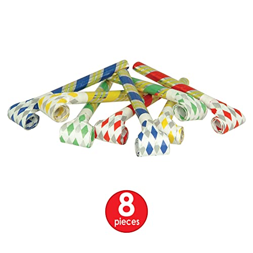 Beistle Super-Tube Noiseless Blowouts, 16-Inch, Assorted Color Beistle Town Creek Trading Post - Free Shipping $50.00