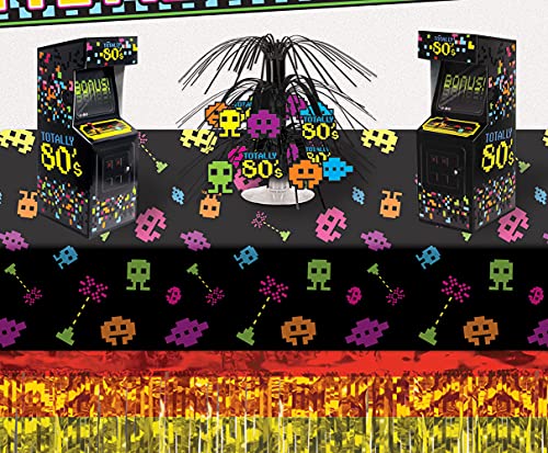 Beistle Three Dimensional Video Game Centerpiece Totally 80's Arcade Decorations, Multicolored Beistle Town Creek Trading Post - Free Shipping $50.00