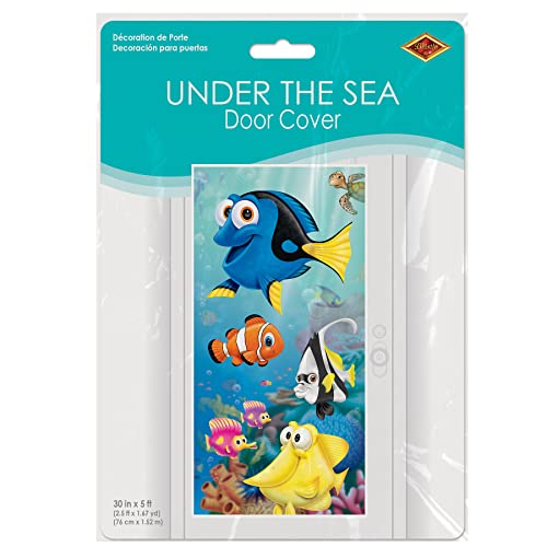 Beistle Under The Sea Door Cover, 30" x 5', Multicolor Beistle Town Creek Trading Post - Free Shipping $50.00