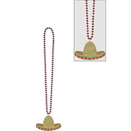 36" Cinco De Mayo Fiesta Plastic Sombrero Bead Accesory amscan Town Creek Trading Post - Free Shipping $50.00