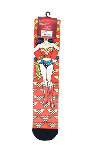 Classic Wonder Woman Crew Socks - SHOE SIZE (8-13 Men) (5-10 women) Spoontiques Town Creek Trading Post - Free Shipping $50.00