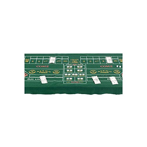 Craps Party Table Cover, 37" x 6', 1 piece amscan Town Creek Trading Post - Free Shipping $50.00