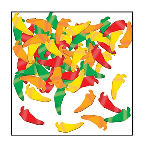 Fanci-Fetti Chili Peppers (GD/G/O/R) Party Accessory (1 count) (1 Oz/Pkg) Beistle Town Creek Trading Post - Free Shipping $50.00