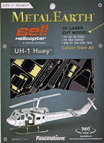 Huey UH-1 Helicopter Intricate 3D Metal Model Kit by Fascinations Metal Earth Fascinations Town Creek Trading Post - Free Shipping $50.00