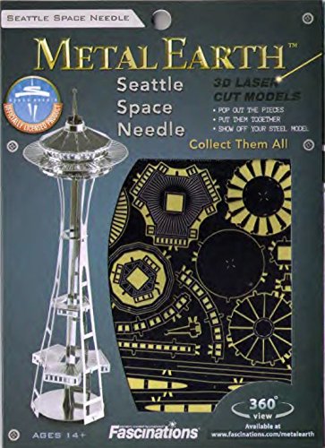Seattle Space Needle Intricate 3D Metal Model Kit by Fascinations Metal Earth Fascinations Town Creek Trading Post - Free Shipping $50.00