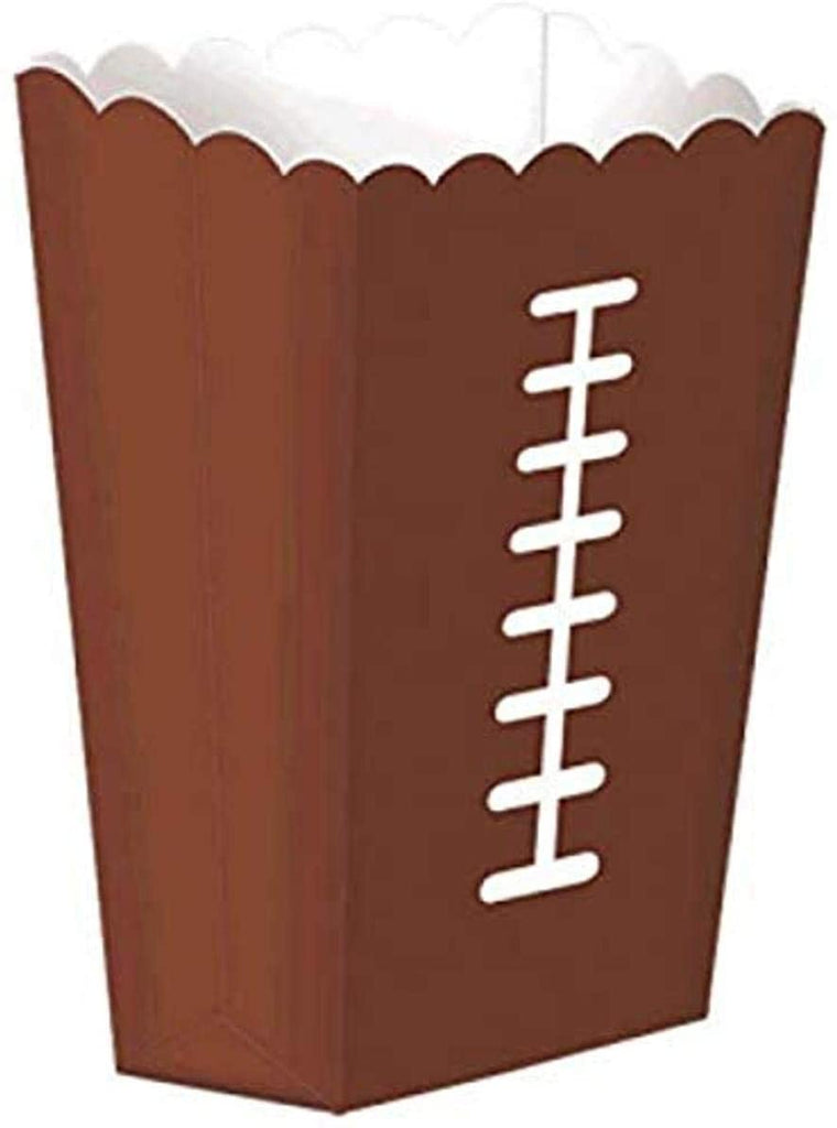 Football Party Large Snack Box, 8 pieces amscan Town Creek Trading Post - Free Shipping $50.00