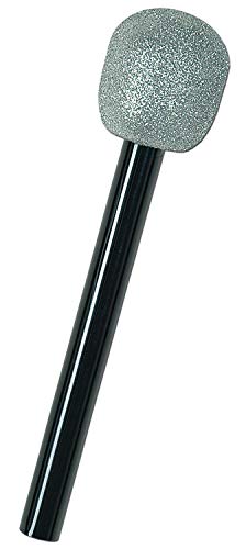 Glittered Microphone (silver & black) Party Accessory (1 count) (1/Pkg) Beistle Town Creek Trading Post - Free Shipping $50.00