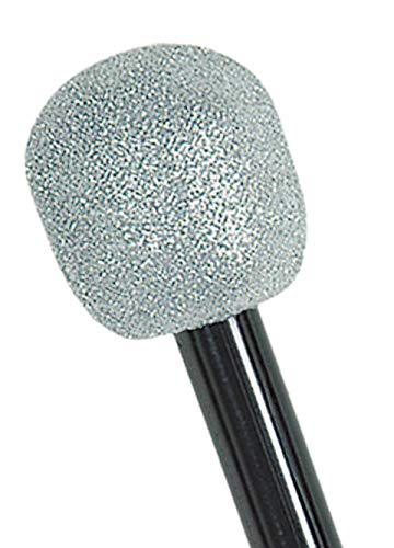 Glittered Microphone (silver & black) Party Accessory (1 count) (1/Pkg) Beistle Town Creek Trading Post - Free Shipping $50.00