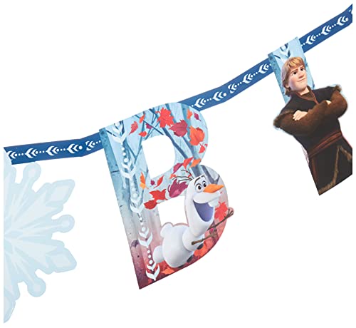 Happy Birthday Frozen 2 Birthday, Add-An-Age Party Letter Banner amscan Town Creek Trading Post - Free Shipping $50.00