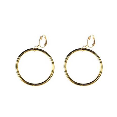 Gold Hoop Earrings Costume Accessory - 6.3" x 3.8" x 2.3" amscan Town Creek Trading Post - Free Shipping $50.00