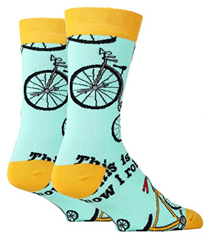 How I Roll Bike Crew Socks - MENS - (Size 6-12) By OOOH YEAH OOOH YEA Town Creek Trading Post - Free Shipping $50.00