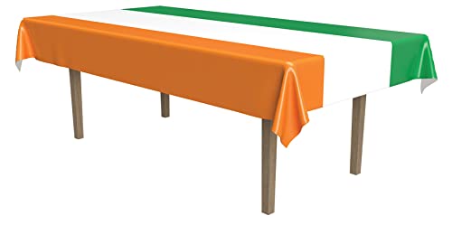 Irish Tablecover (green, white, orange) Party Accessory (1 count) (1/Pkg) Beistle Town Creek Trading Post - Free Shipping $50.00