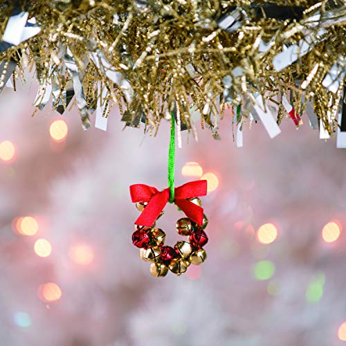 Jingle Bell Wreath Ornament Craft Kit - Crafts for Kids and Fun Home Activities Fun Express Town Creek Trading Post - Free Shipping $50.00