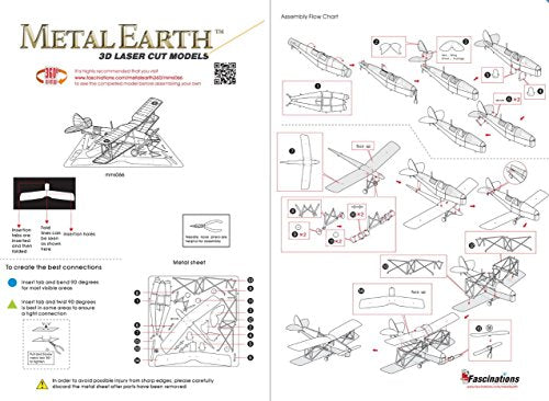 De Havilland Tiger Moth by Fascinations Metal Earth Fascinations Town Creek Trading Post - Free Shipping $50.00