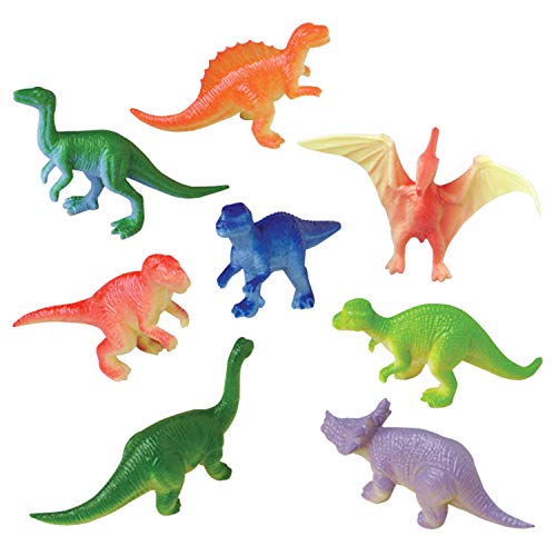 Party Favor Toy Mini Prehistoric Animal 2.5" Dinosaur Action Figures, 12 Pack US TOYS Town Creek Trading Post - Free Shipping $50.00