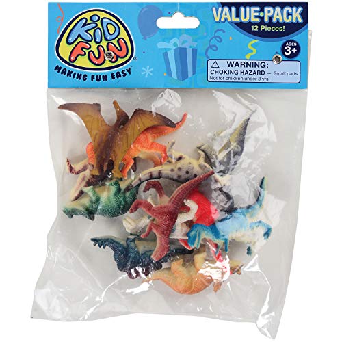 Party Favor Toy Mini Prehistoric Animal 2.5" Dinosaur Action Figures, 12 Pack US TOYS Town Creek Trading Post - Free Shipping $50.00
