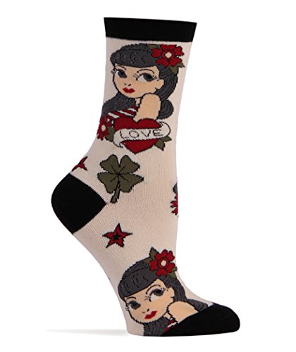 Pin Up Girl Crew Socks - WOMENS - (Size 9-11) By OOOH YEAH OOOH YEA Town Creek Trading Post - Free Shipping $50.00