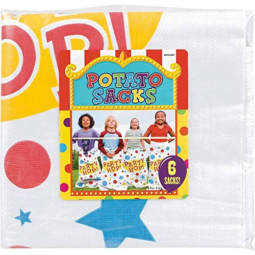 Potato Sack Race Bags 6 ct amscan Town Creek Trading Post - Free Shipping $50.00