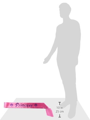 Princess Satin Sash Party Accessory (1 count) (1/Pkg) Beistle Town Creek Trading Post - Free Shipping $50.00