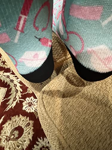 Scrub Nurse Crew Socks - SHOE SIZE (8-13 Men) (5-10 women) Spoontiques Town Creek Trading Post - Free Shipping $50.00